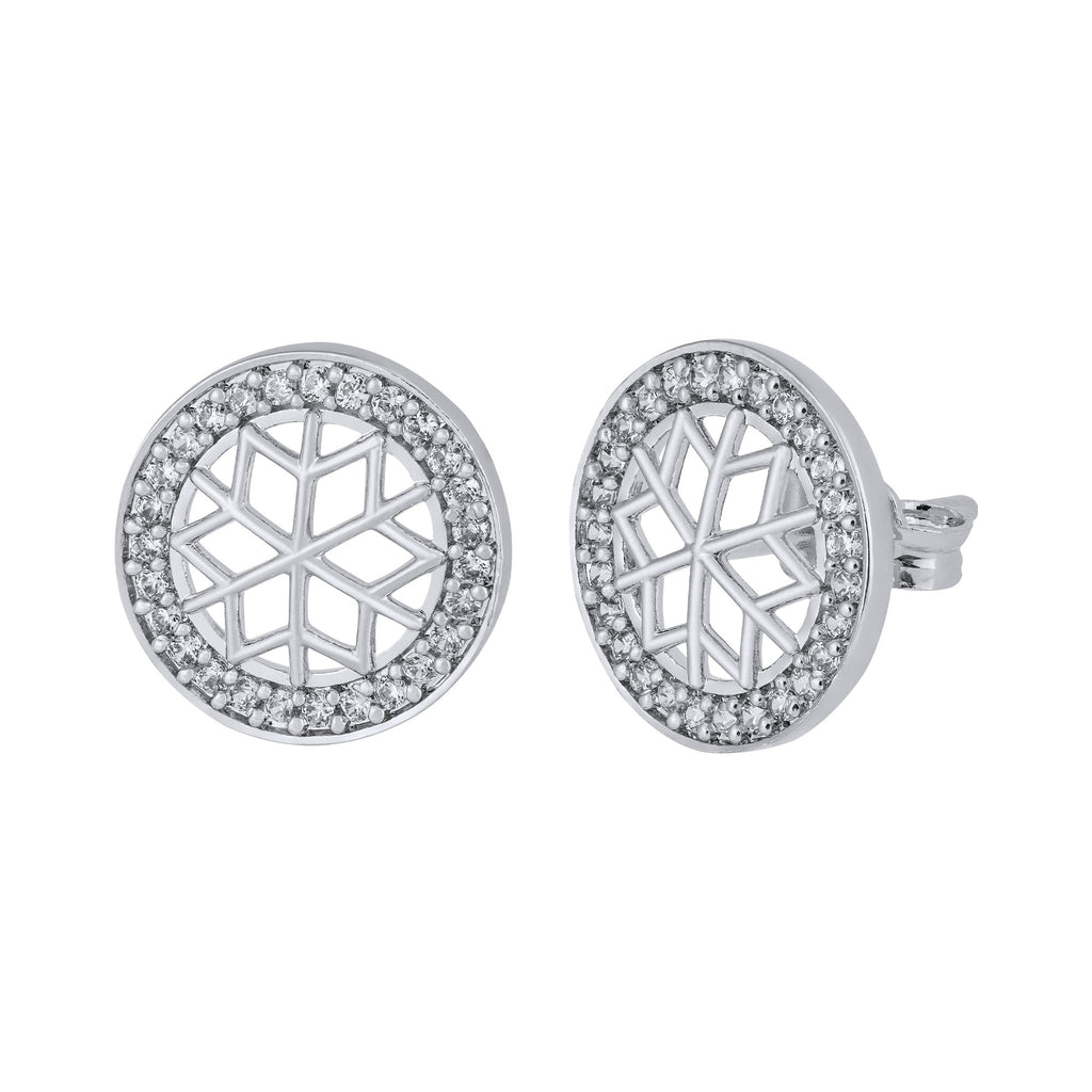 Brinco de Prata Mandala com Zircônias Brancas - foto 2