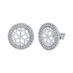 Brinco de Prata Mandala com Zircônias Brancas - foto 2