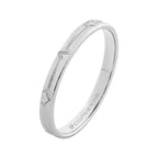 Aliança de Aço Heart Beat Slim 2.95mm