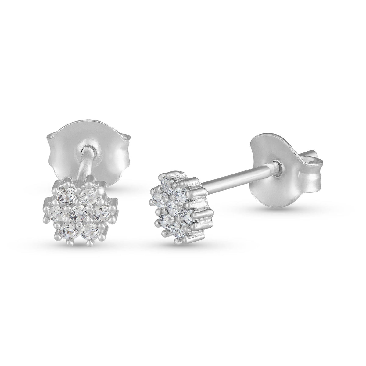 Brinco de Prata Coleção Florescer com Zircônias Brancas - foto 4