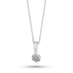 Colar de Prata Coleção Florescer com Zircônias Brancas 45cm - foto 3