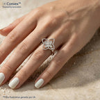 Anel de Prata Flor de Lis Coleção Florescer 13x13mm - foto 6