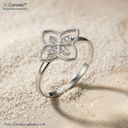 Anel de Prata Flor de Lis Coleção Florescer 13x13mm - foto 5