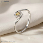 Anel de Prata Flor Color Coleção Florescer Zircônia Yellow - foto 3