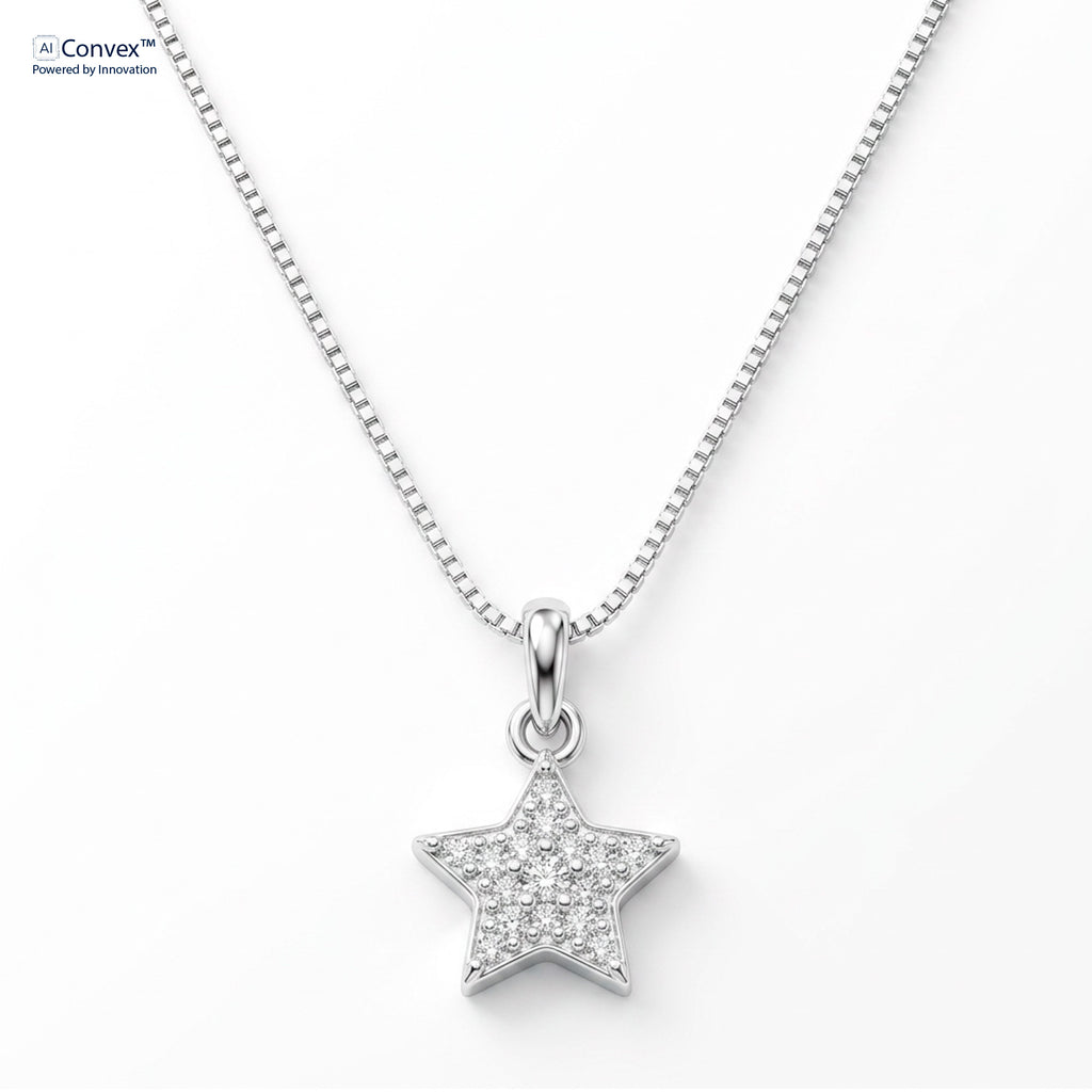 Colar de Prata Little Star Coleção Princess 45cm