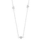 Colar de Prata Emoção Coleção Princess 40cm com Extensor