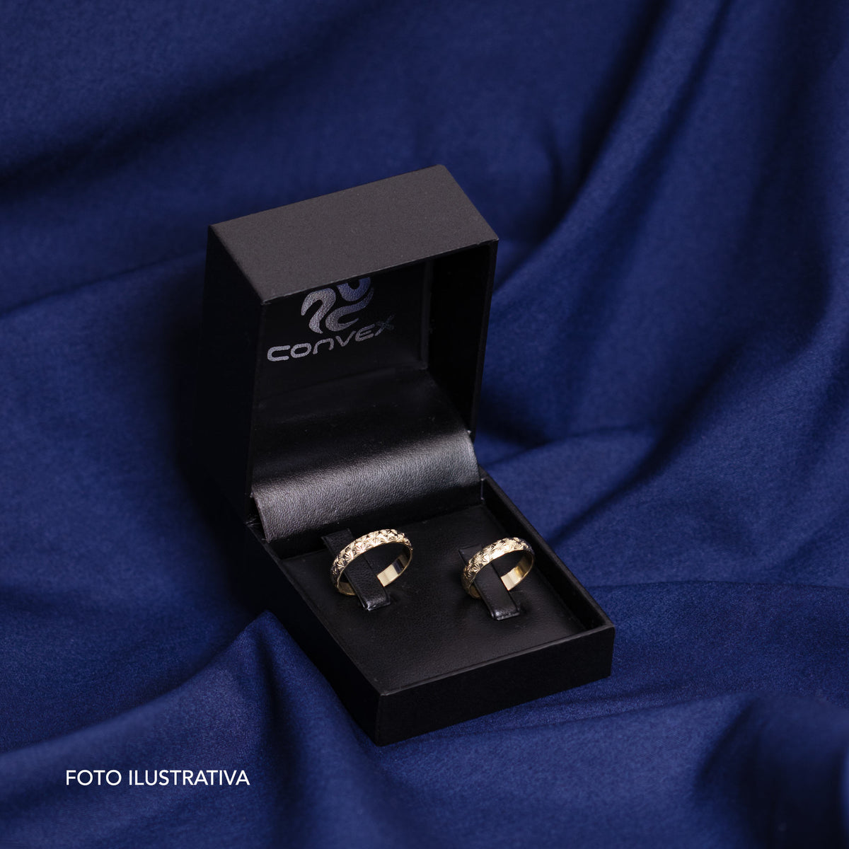 Aliança de Ouro Austrália Diamantada 250K Liga Ourum Italiana 3.6mm - foto 6