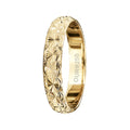 Aliança de Ouro Austrália Diamantada 250K Liga Ourum Italiana 3.6mm