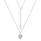Colar de Aço Love com Zircônias 42cm