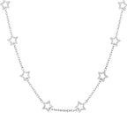 Colar de Aço Estrelas 40cm + 5cm extensor - foto 2