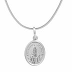 Colar de Aço Nossa Senhora do Rosário de Fátima 45cm