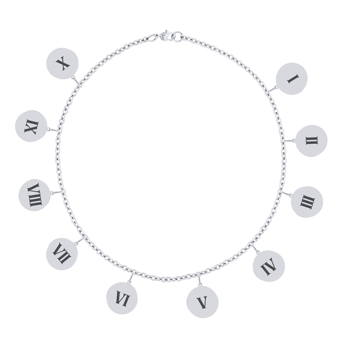 Pulseira de Aço 10 Mandamentos 16cm com Extensor 4cm