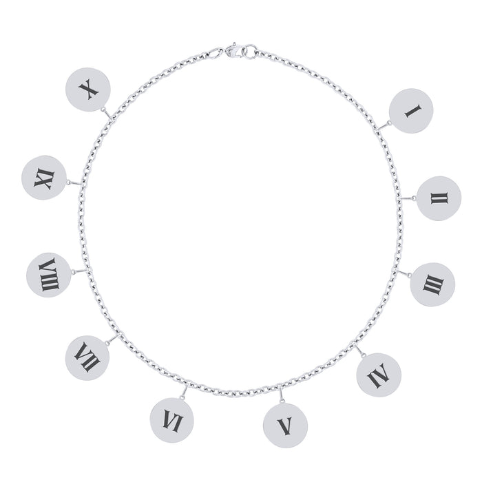 Pulseira de Aço 10 Mandamentos 16cm com Extensor 4cm