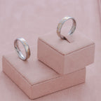 Aliança de Aço Love Beat com Filete Gold IPG 5mm - foto 4