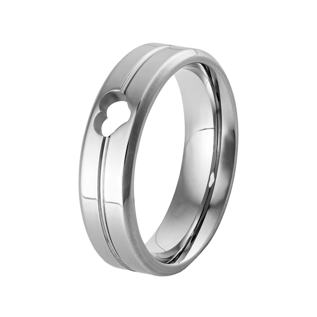 Aliança de Aço Amore 6mm