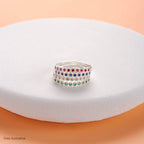 Anel de Prata Daisy com Zircônias Brancas - foto 2