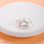 Anel de Prata Daisy com Zircônias Brancas - foto 3