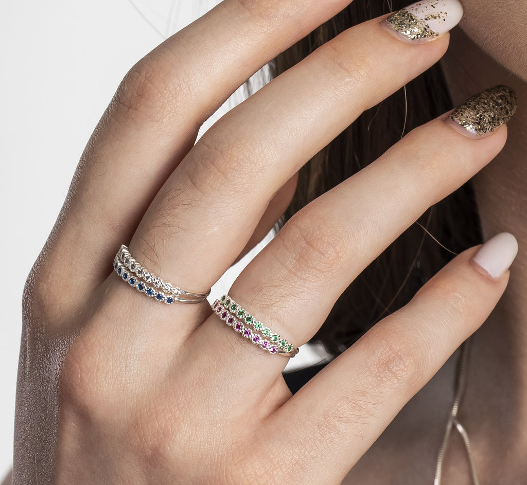 Anel de Prata Daisy com Zircônias Brancas - foto 4