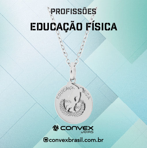 Colar de Aço da Profissão Educação Física 50cm - foto 2