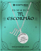 Colar de Aço Signo Escorpião 18mm 50cm - foto 2