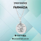 Colar de Aço da Profissão Farmácia 50cm - foto 2