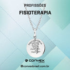 Colar de Aço da Profissão Fisioterapia 50cm - foto 2