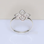 Anel de Prata Flor de Lis Coleção Florescer 13x13mm - foto 2