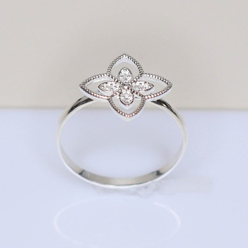 Anel de Prata Flor de Lis Coleção Florescer 13x13mm - foto 2