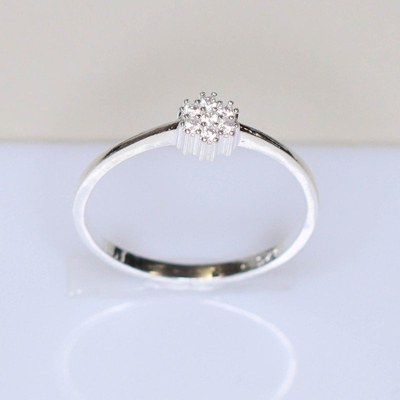Anel de Prata Coleção Florescer com Zircônias Brancas - foto 2