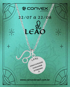 Colar de Aço Signo Leão 18mm 50cm