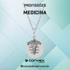 Colar de Aço da Profissão Medicina 50cm - foto 2