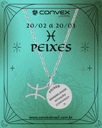 Colar de Aço Signo Peixes 18mm 50cm - foto 2