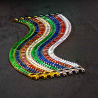 Pulseira de Aço Riviera Safira Zircônia Baguete 18cm IPG - foto 6