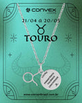 Colar de Aço Signo Touro 18mm 50cm