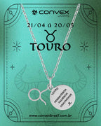 Colar de Aço Signo Touro 18mm 50cm
